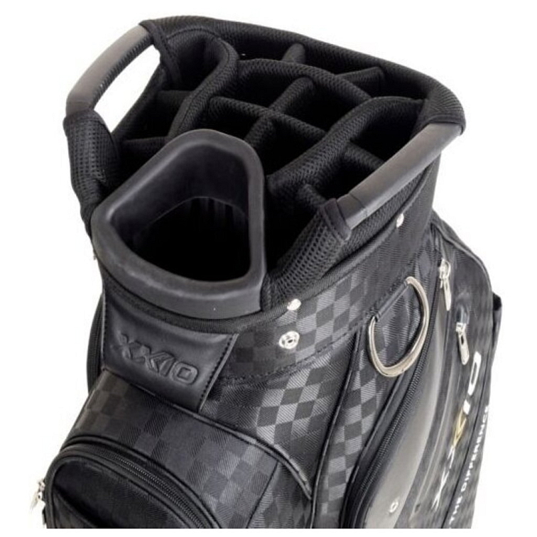 XXIO Premium golfový cartbag black/check