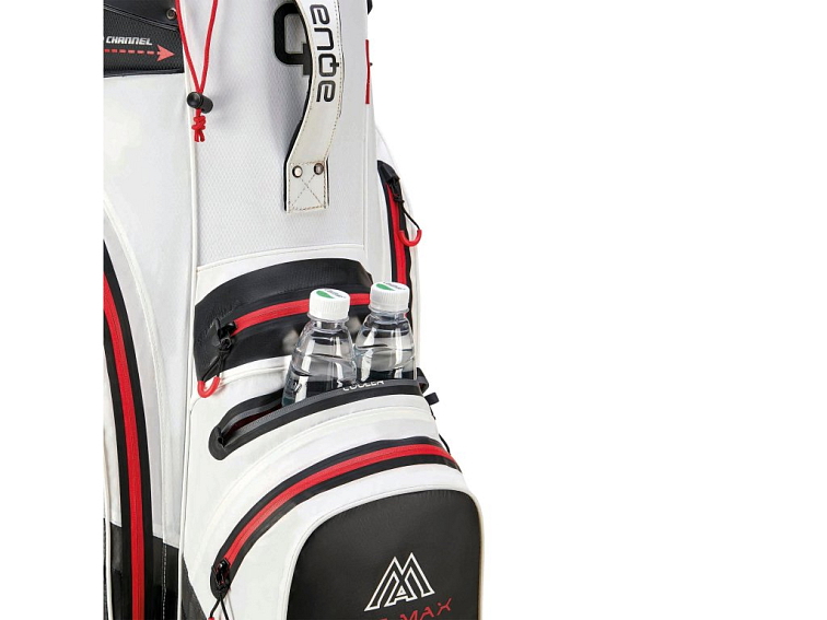 Big Max AQUA Silencio 4 nepromokavý golfový cartbag white-black-red