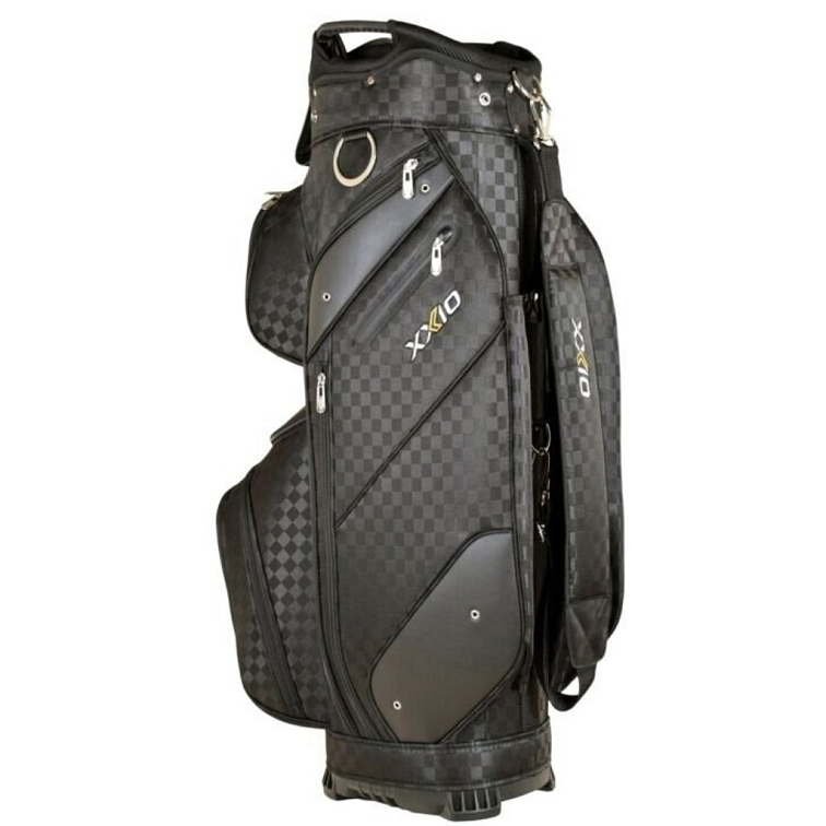 XXIO Premium golfový cartbag black/check