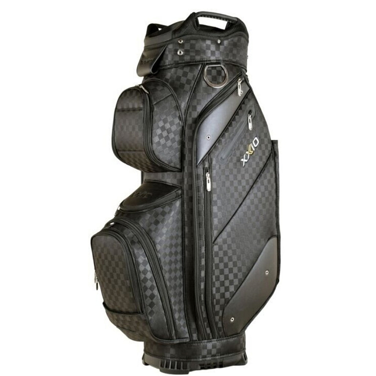 XXIO Premium golfový cartbag black/check