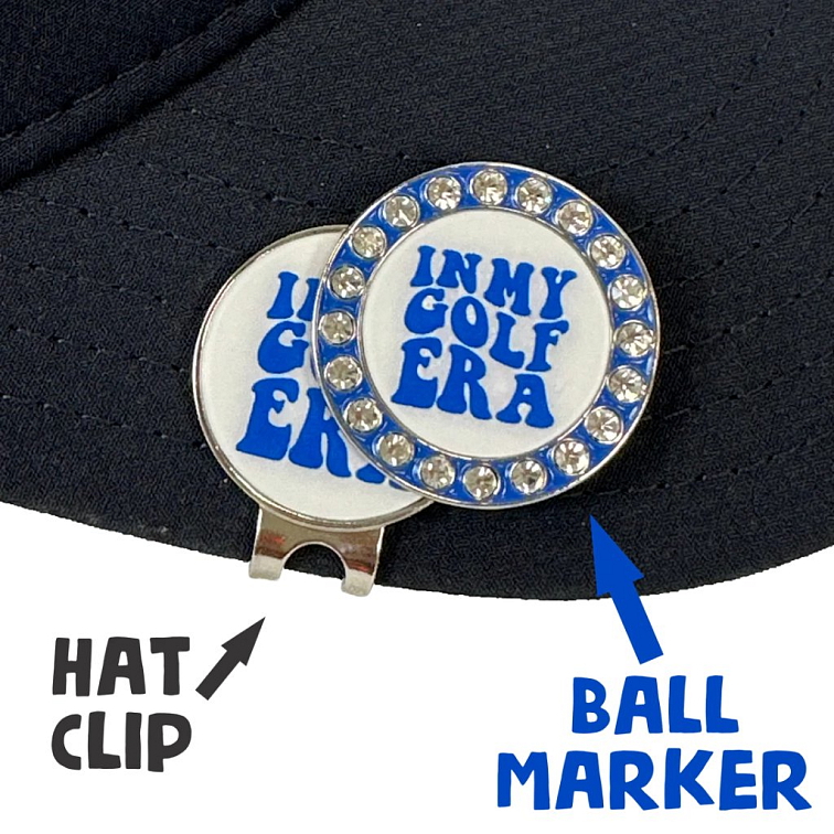 BEST OF GOLF stylové markovátko Crystal In my golf era modré