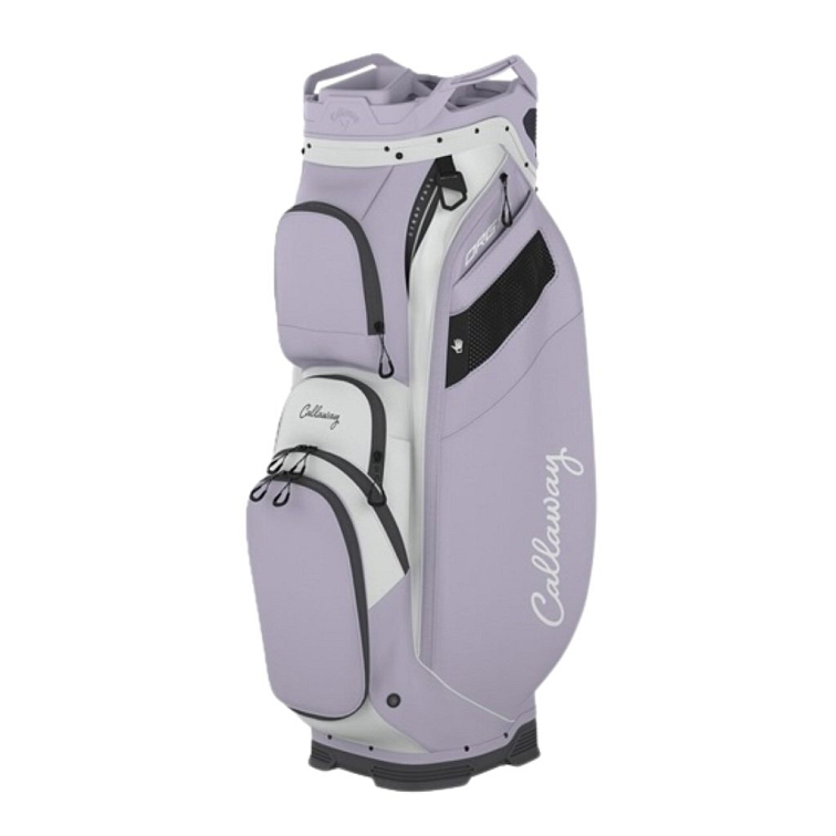 Callaway ORG 14 golfový cartbag,silver/orchid petal