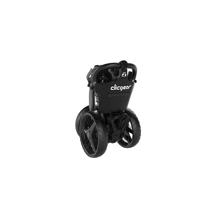 Dámský kompletní golfový set Callaway Solaire Black pravý + golfový vozík Clicgear M4 stříbrný