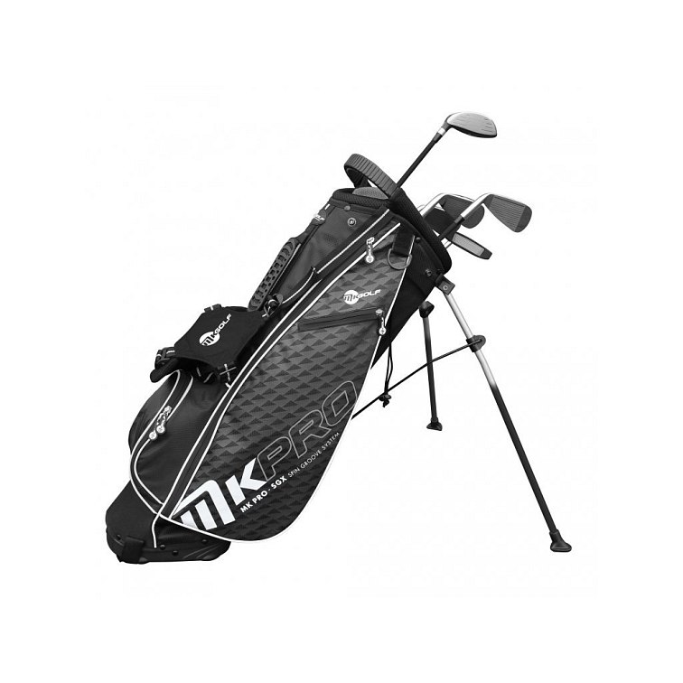 MKids Golf Pro dětský golfový set černý 65" - 165cm + driver + SW