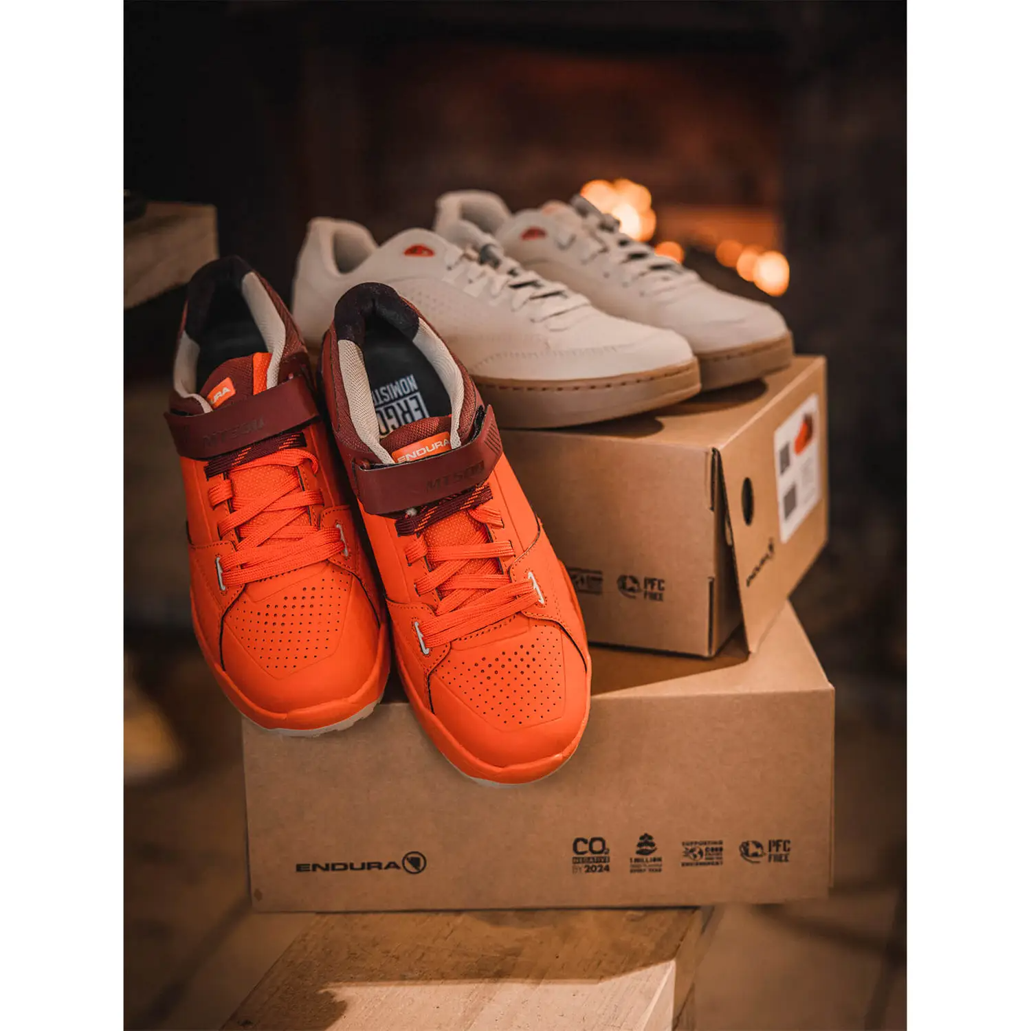 Endura Boty MT500 Burner Clipless, Kakaová