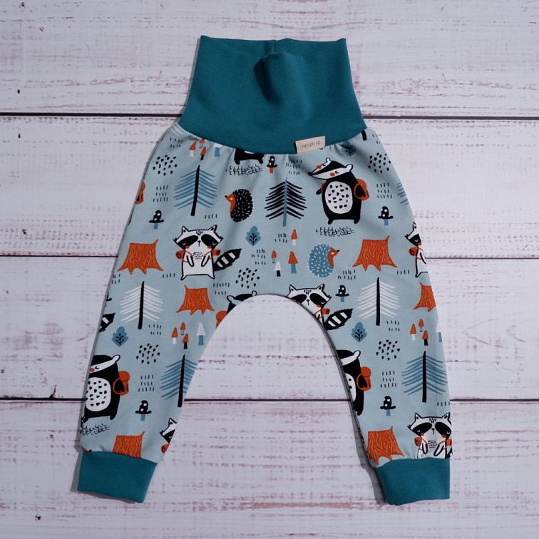 Baggy dětské Jezevec, Verde