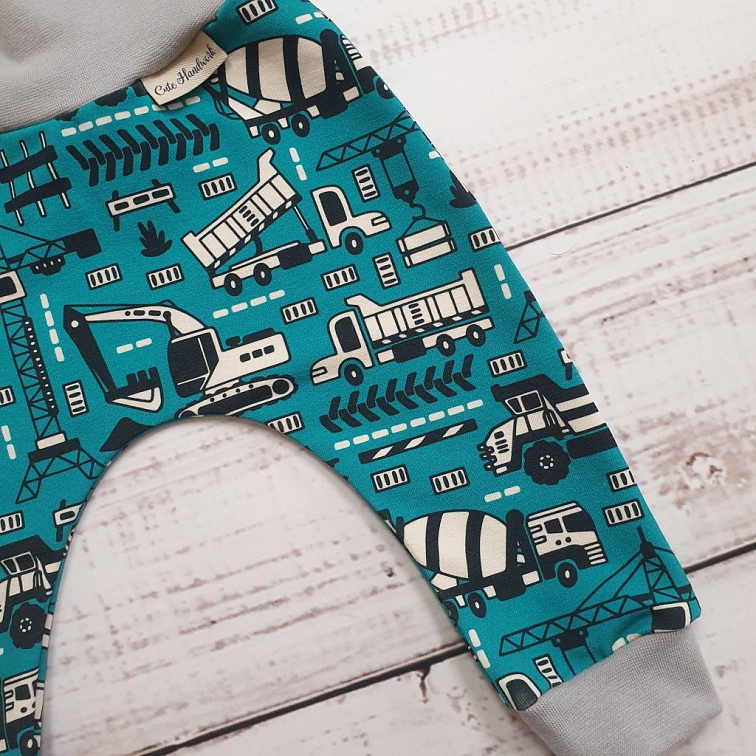 Baggy dětské Stavební stroje, Beton