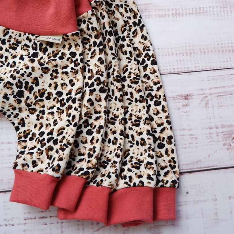 Baggy dětské Leopard, Brusinka