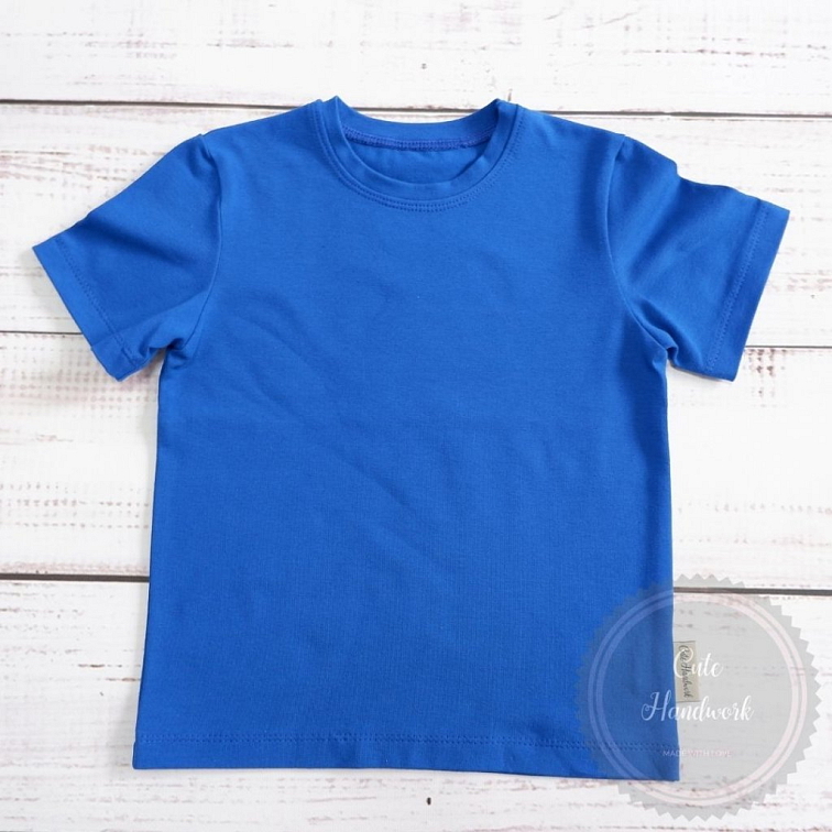 Tričko Jednobarevné Krátký rukáv Úplet