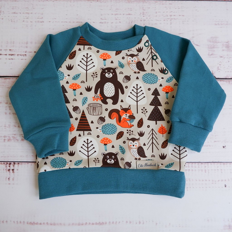 Mikinka Baby Medvěd Verde