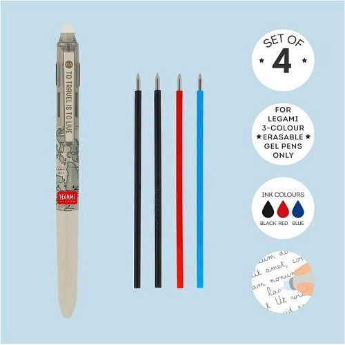 Náplně do gumovacího pera (4ks) - Legami