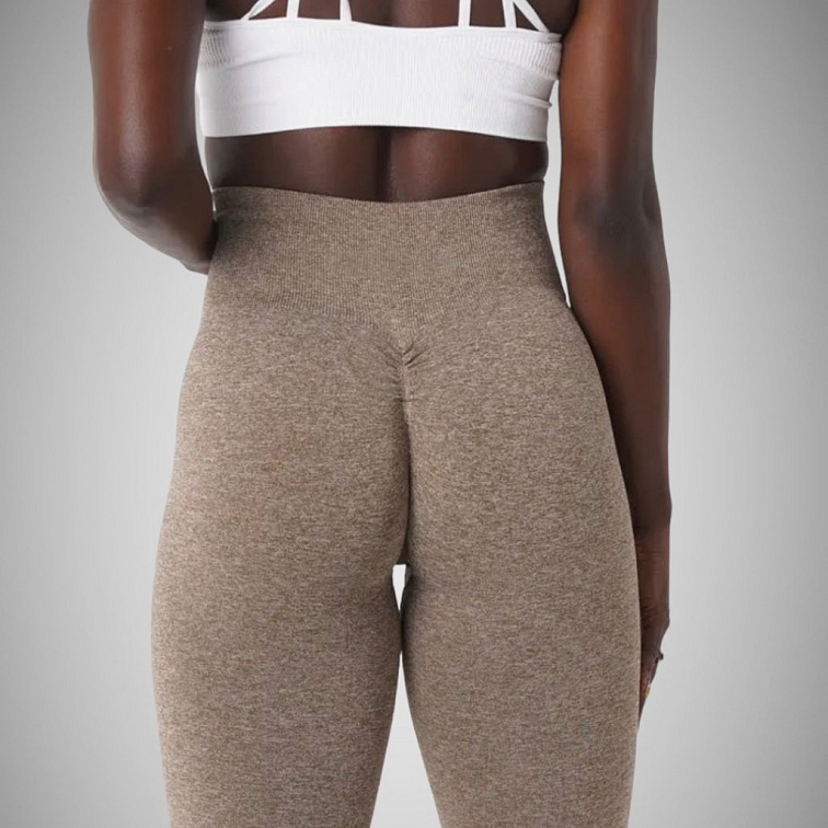 Push-up legíny hnedé Carpee