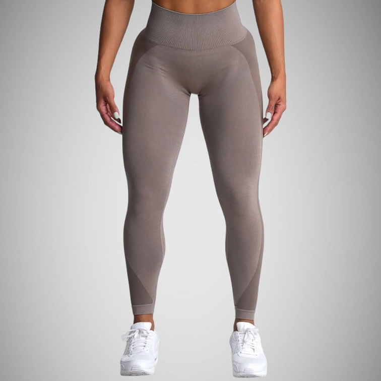 Push-up legíny tmavo hnedé Carpee