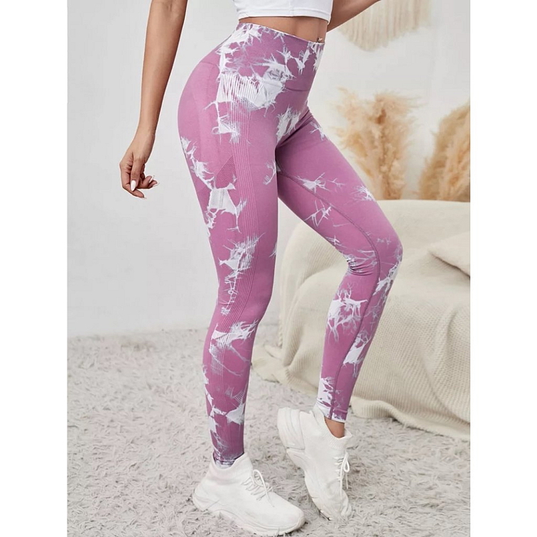 Push-up pink calypso legíny