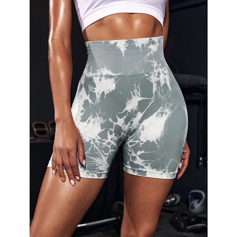Push-up kraťasy gray marble