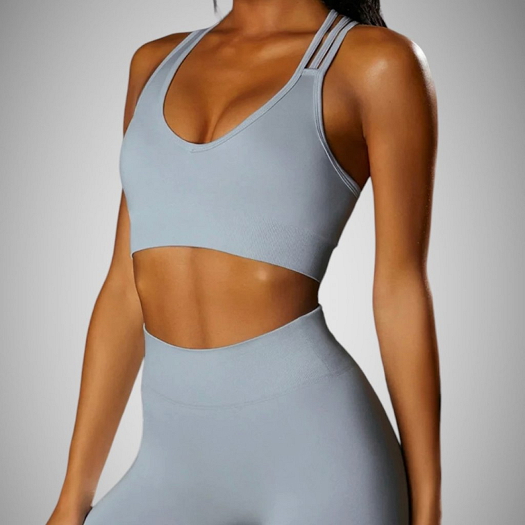 Push-up fitness set Intense light blue