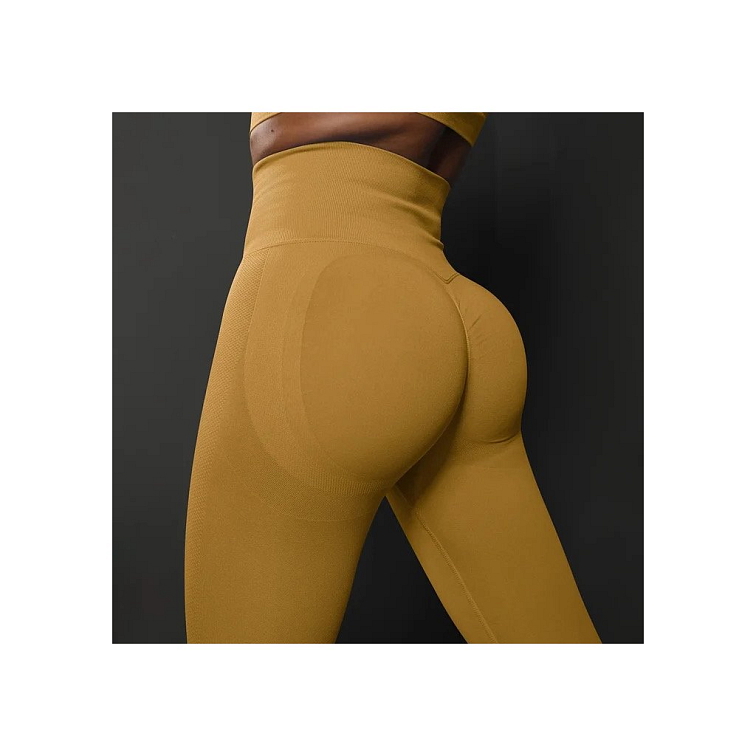 Push-up legíny yellow