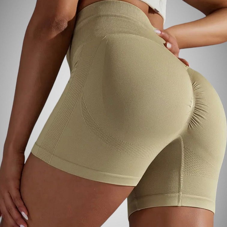 Push-up kraťasy light brown Carly