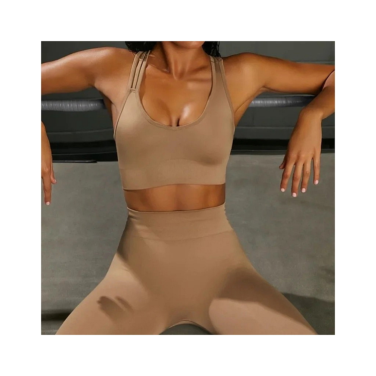 Push-up fitness set Intense hnedý