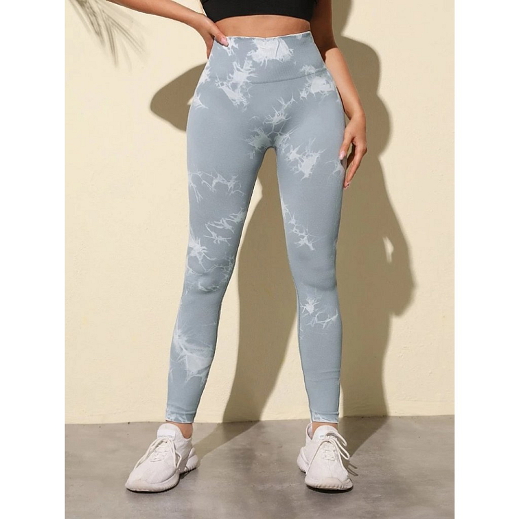 Push-up legíny calypso svetlo sivé