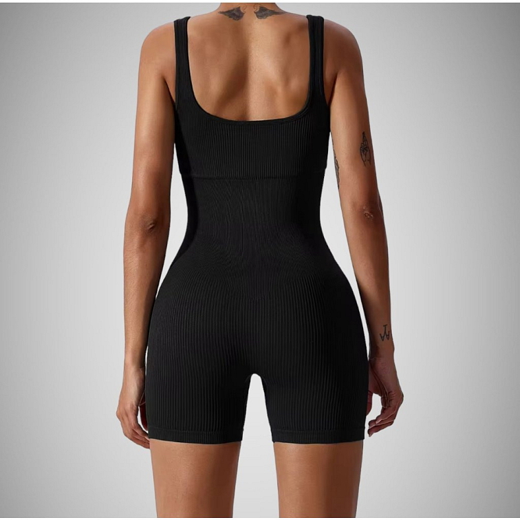 Overal čierny vrúbkovaný