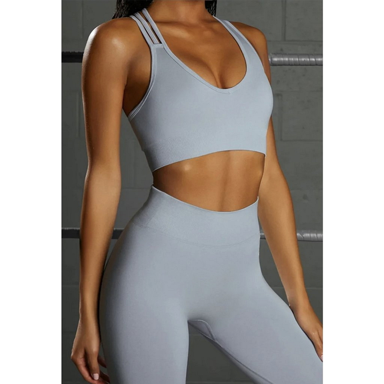 Push-up fitness set Intense light blue