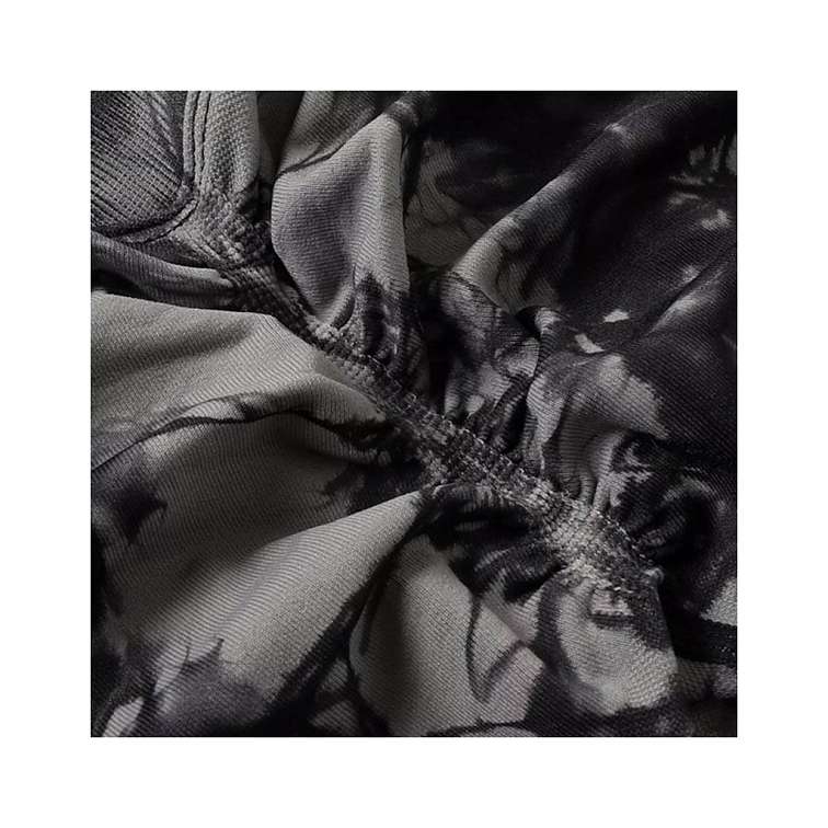 Mramorové čierne legíny