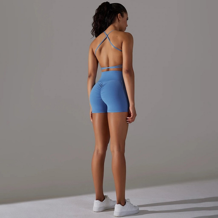 Fitness set Inspired modrý