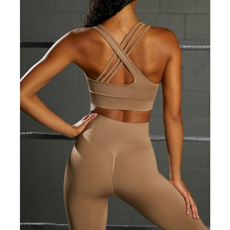 Push-up fitness set Intense hnedý