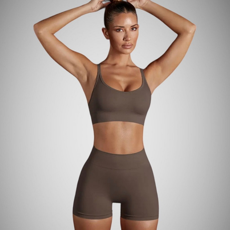 Fitness set hnedý Luxy