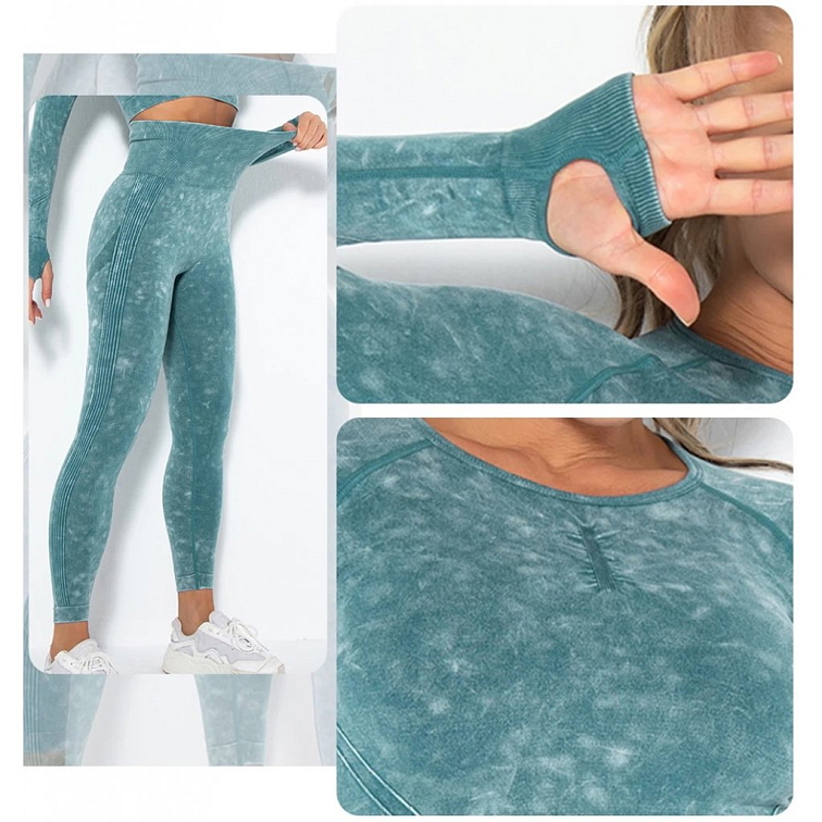 Push-up green set marble