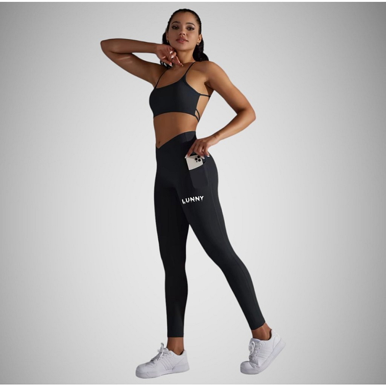 Push-up čierny set s vreckom