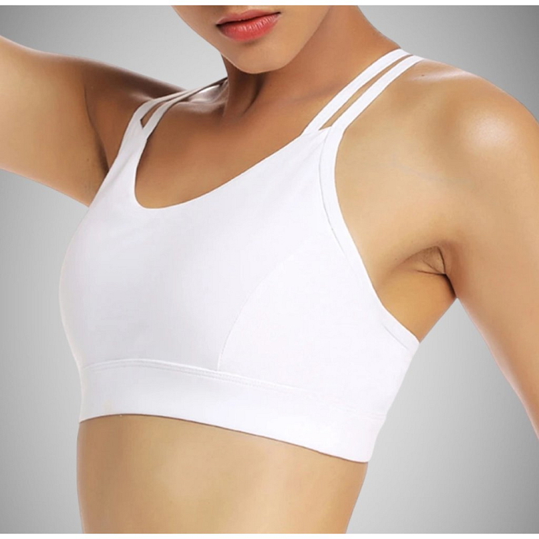 Push-up top biely Simple