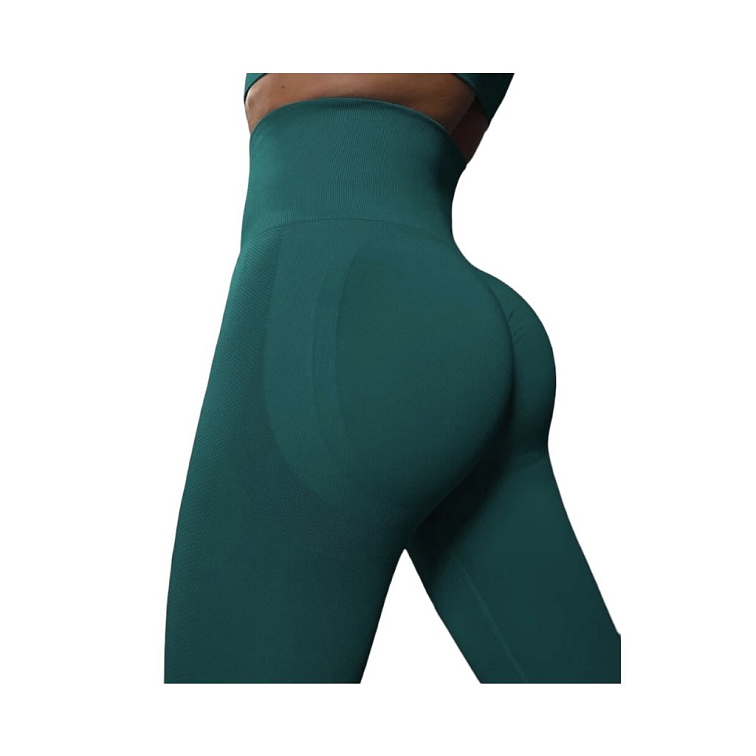 Dark green push-up leginy