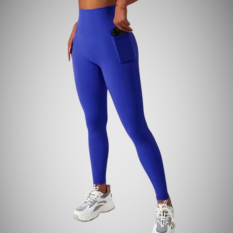 Dámske legíny s vreckom dark blue