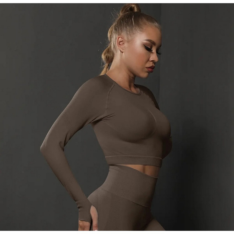 Push-up fitness set tmavo hnedý
