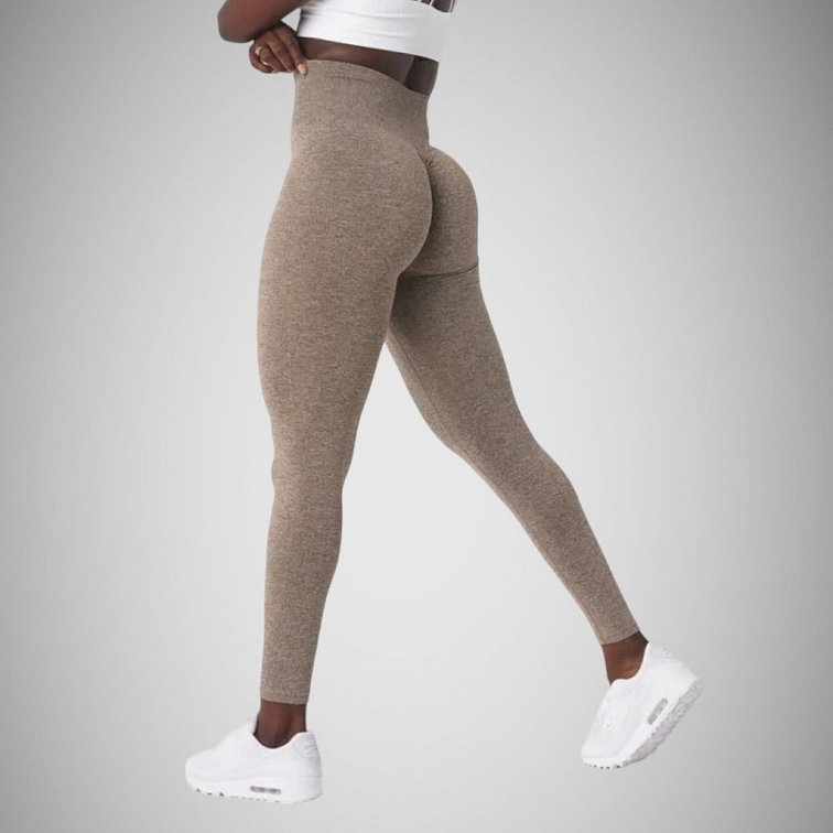 Push-up legíny hnedé Carpee