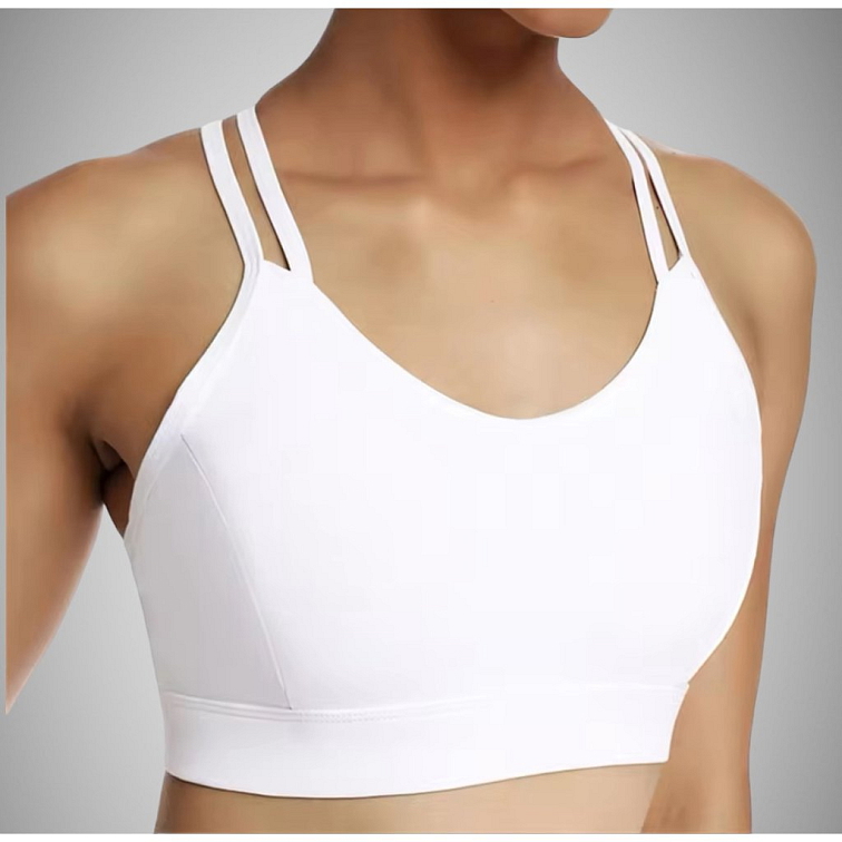 Push-up top biely Simple
