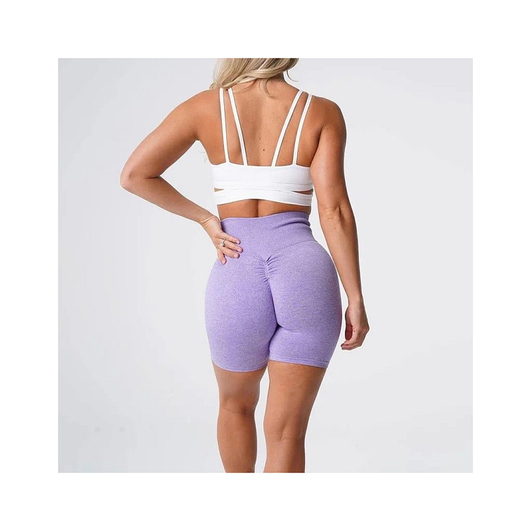 Push-up kraťasy fialové royal