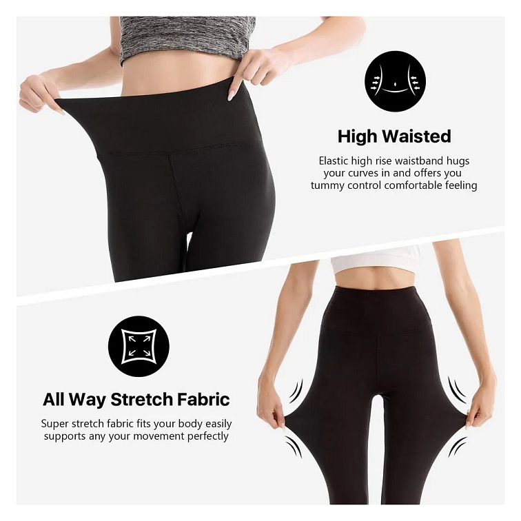 Legíny 3/4 čierne light