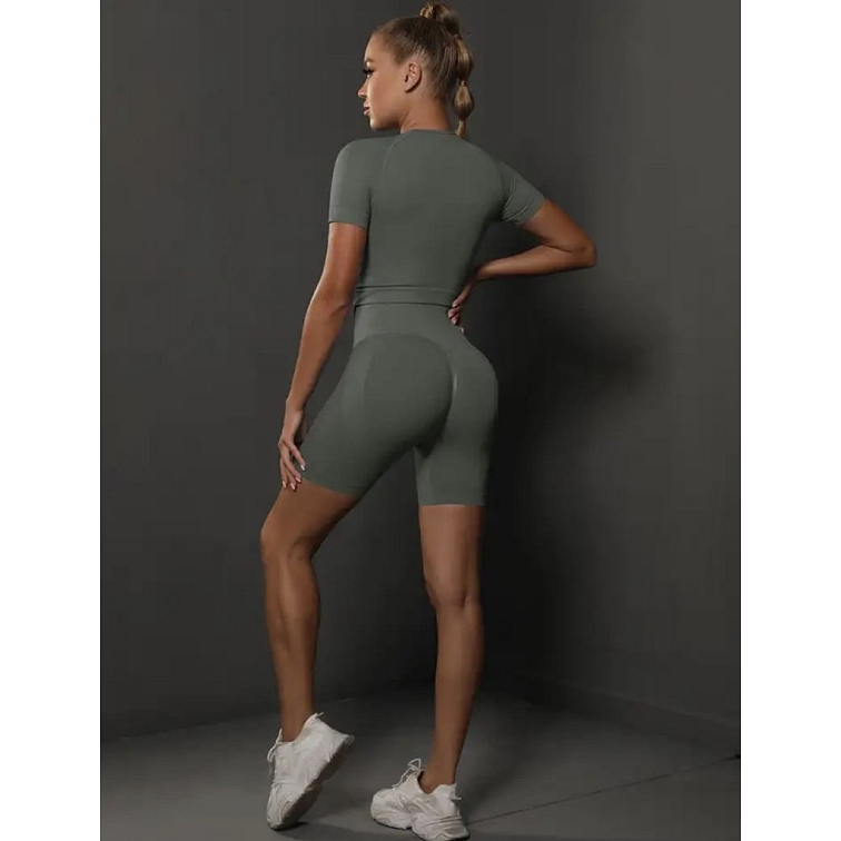 Sivý fitness set Elys