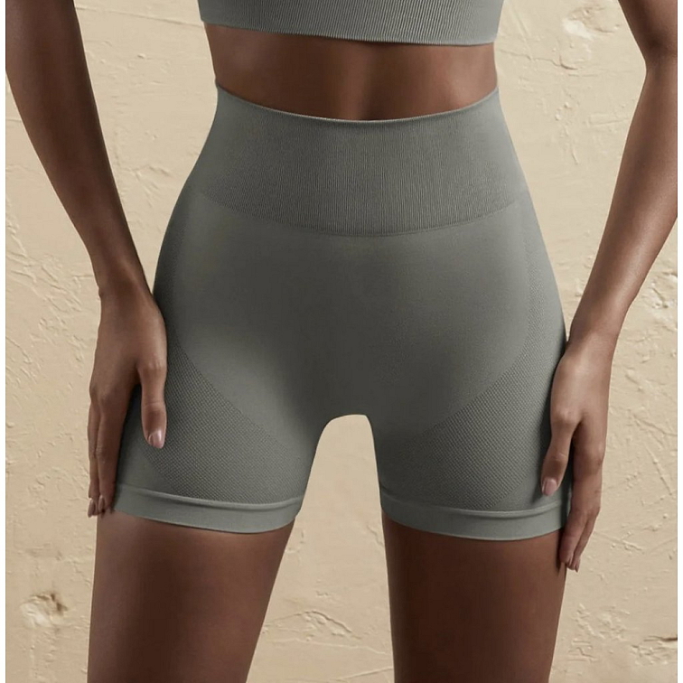 Dámske fit kraťasy gray