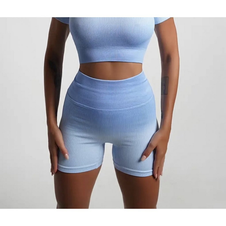 Push-up ombré modré kraťasy