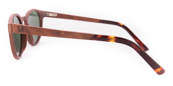 Fa napszemüveg Woodfi Forest rózsafa