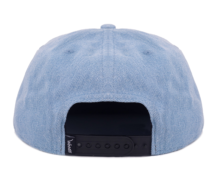 Fa snapback Walnut kék