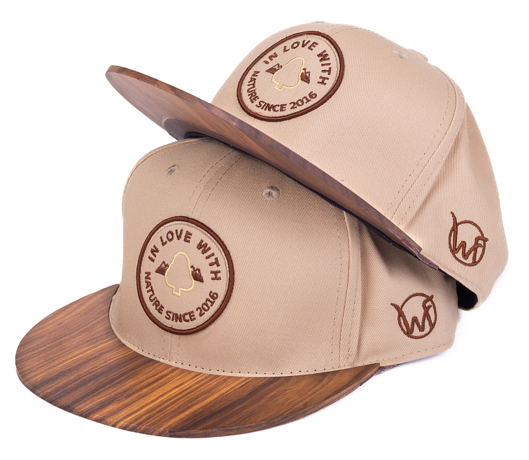Fa snapback Zebrano Beige