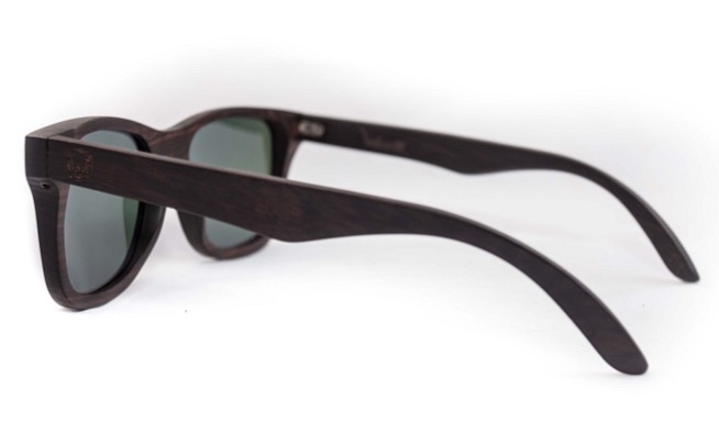 Fa tükör napszemüveg Woodfi Timber ében