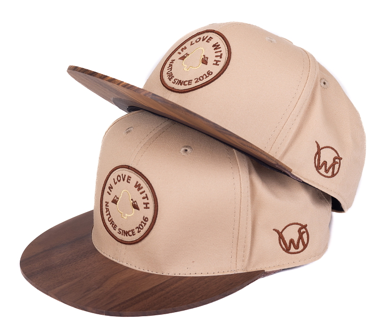 Fa snapback Walnut Beige