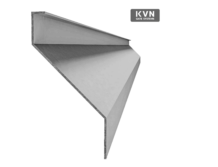 Z profil lamela délka 23x60x25x1,5mm s vyztuženou hranou 10mm, zinkovaný plech