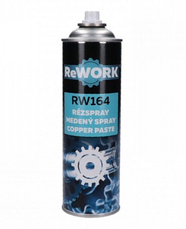Medená pasta v spreji 500ml - Používa sa na mazanie veľmi namáhaných uložení a klzných plôch s nízkou rýchlosťou. Ochranný prostriedok všetkých tepelne zaťažovaných mechanických dielov strojov a zariadení.